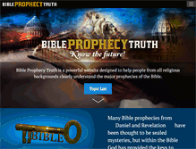 Tablet Screenshot of bibleprophecytruth.com